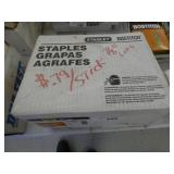 Galvanized Staples 7/8in H x 1in W