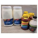 2 kraft real mayo (1 gallon each), 3 pack Ragu