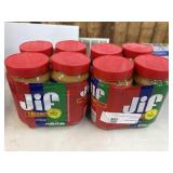 8 jars jif peanut butter