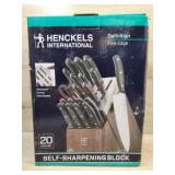 Henckels self-sharpening knife block