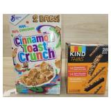 Box of cinnamon toast crunch (2 bags), 1 box kind