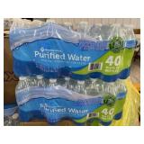 2-40 packs bottled water