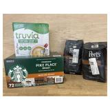 Truvia Sweetener 400 pkts, Starbucks Med Roast 72