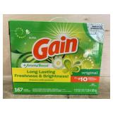 167 loads Gain powder detergent