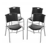 4 pack lifetime stacking chairs. MSRP $180