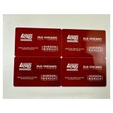 $100 total value SBP hospitality gift cards.