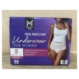 Total protection underwear for women small