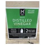 White distilled vinegar - 2 bottles - 1 gallon