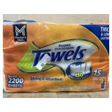 Members Mark Premium Paper Towels - 15 mega rolls