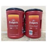 2 Folgers 43.5 ox classics roast