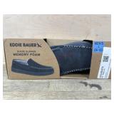 Eddie Bauer suede memory foam slippers size large