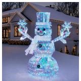 Pre lit Prismatic Snowman