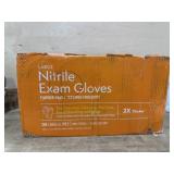 Nitrile exam large gloves