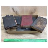 Flat of old Bibles