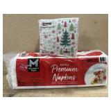 Napkins 2-ply 660ct & Holiday Napkins 100ct