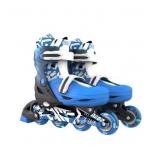 Kids combo skates - blue - adjustable sizes 12-2