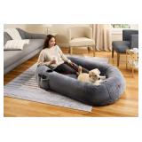 Snuggle Cuddler Adult Pet Bed