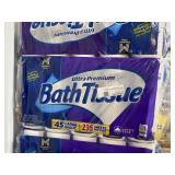 45 rolls bath tissue purple pack