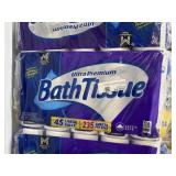 45 rolls bath tissue purple pack