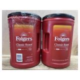 2-43.5 oz Folgers classic roast ground