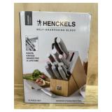 Henckels 13 piece self sharpening knife set