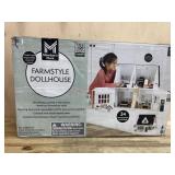 35 piece farmstyle dollhouse