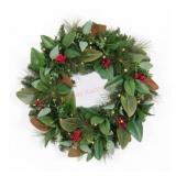 32ï¿½ pre lit natural wreath