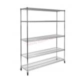 Seville classics 5 tier heavy duty shelving