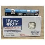 Heavyweight dry wax papers 500ct &Brew Rite