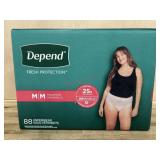 Depends Underwear Size M