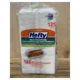 Hefty Rectangular Containers 125 Ct