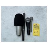 ASSORTED MICROPHONES - SHURE PG58 / ELECTRO VOICE