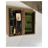 AQUANAGA GUN CLEANING KIT IN WOOD CASE