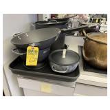 ASSORTED POTS & PANS (USED) (LOCATED IN EDGEWATER,