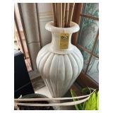 TALL WHITE VASE - 36