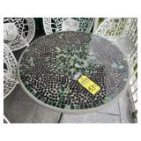 TABLES WITH MOSAIC TOPS (LOCATED IN EDGEWATER, NJ)