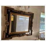 BLACK & BRONZE COLOR ORNATE MIRROR - 32