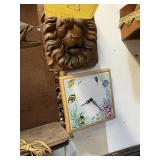 WALL ART - LION / CLOCK / FLY FISH / PICTURE