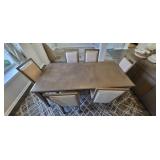 7PC DINING TABLE & CHAIRS