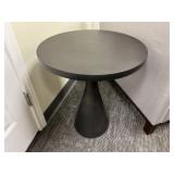 (1) BRONZE SIDE TABLE