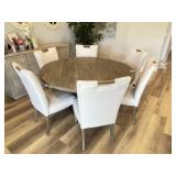 7PC DINING TABLE & CHAIRS