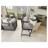 4PC OUTDOOR COUNTER STOOLS