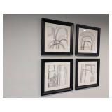 4PC FRAMED PRINTS