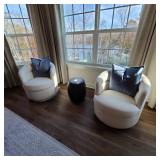 2PC BARREL CHAIRS