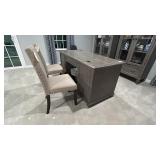 3PC DESK AND CHAIRS