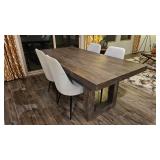 5PC DINING TABLE & CHAIRS