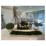 9PC FAUX GREENERY AND FLORALS