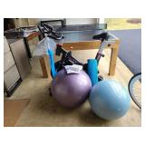 STATIC BIKE & YOGA EQUIPMENT