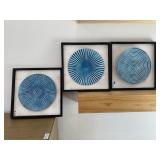 3PC FRAMED WALL ART