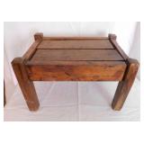 Primitive wooden stepstool, may have been